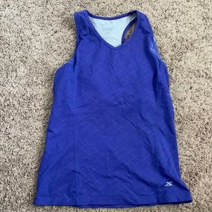 Purple gander mountain athletic tank top with built in bra size medium